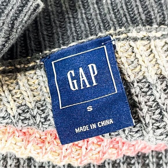 Gap Women's Striped Long Open-Front Cardigan Size Small - Picture 4 of 5